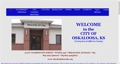 Desktop Screenshot of cityofoskaloosaks.org