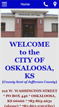 Mobile Screenshot of cityofoskaloosaks.org