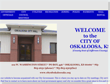 Tablet Screenshot of cityofoskaloosaks.org